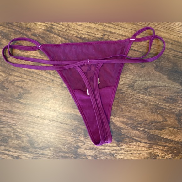 PINK Victoria’s Secret Thong Medium and XXL Velvet Details - Picture 5 of 5